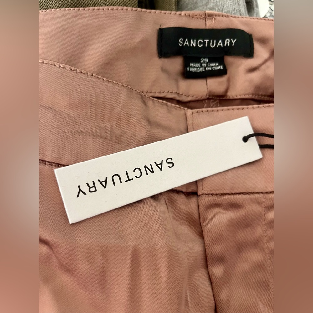 Sanctuary Women's Wide Leg Satin Pants in Rose Gold - Picture 3 of 5